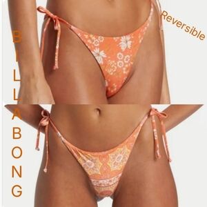 Billabong In Dream Space Reversible Tie Side Tanga Bikini Bottom